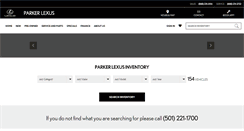 Desktop Screenshot of parkerlexus.com